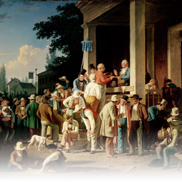 The Country Election (Painting) by George Caleb Bingham